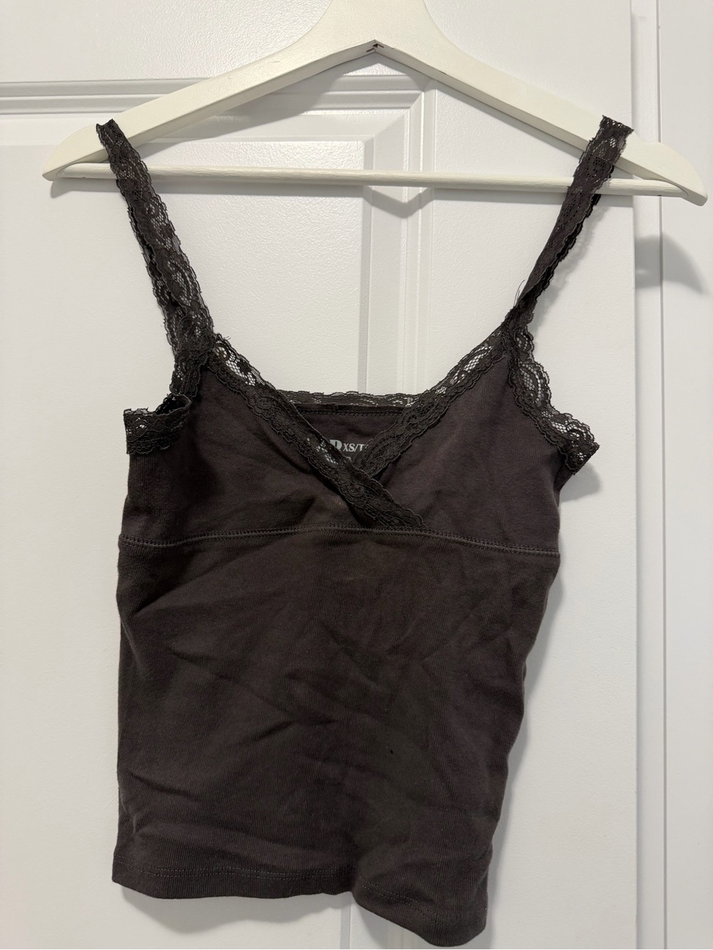 Harlow Grey Lace-Trim Camisole